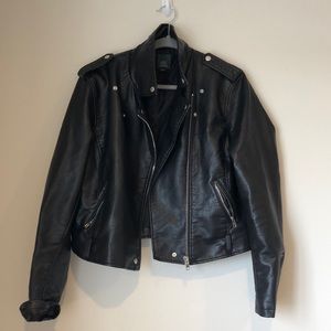 Faux Leather Jacket